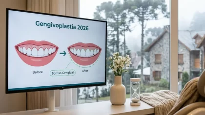 Você já sentiu que, ao sorrir para uma foto nas belas paisagens de Canela ou Gramado, seus dentes parecem “curtos” ou sua gengiva aparece mais do que você gostaria?